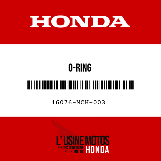 image de 16076-MCH-003 O-RING