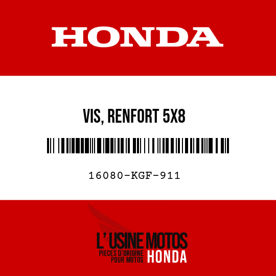image de 16080-KGF-911 VIS, RENFORT 5X8