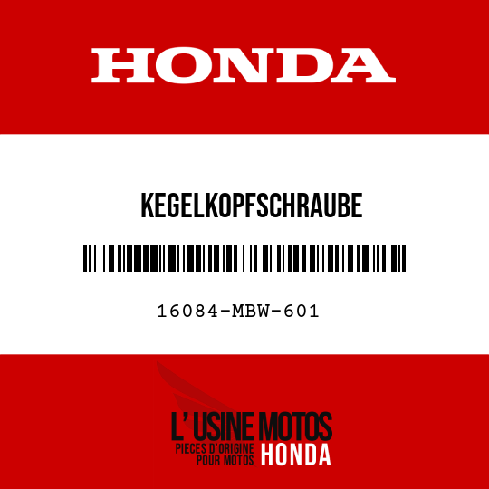 image de 16084-MBW-601 KEGELKOPFSCHRAUBE