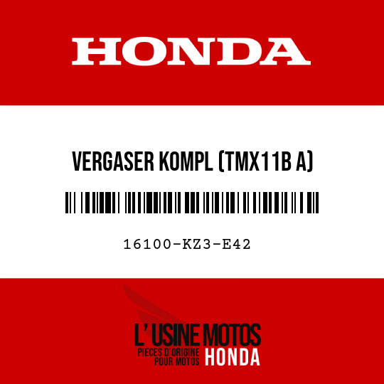 image de 16100-KZ3-E42 VERGASER KOMPL (TMX11B A)
