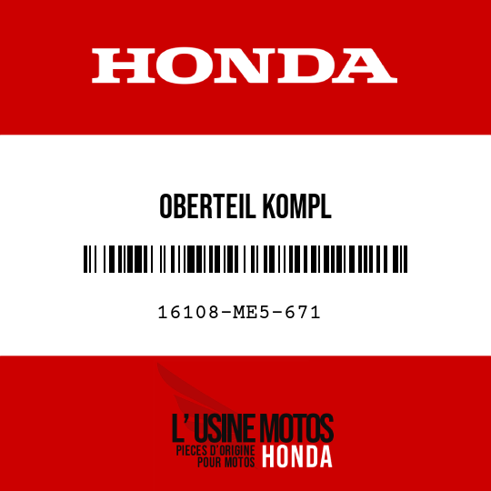 image de 16108-ME5-671 OBERTEIL KOMPL