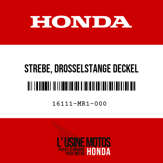 image de 16111-MR1-000 STREBE, DROSSELSTANGE DECKEL