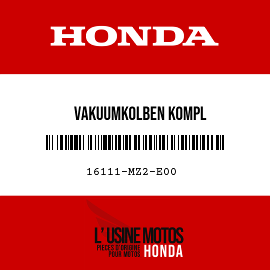 image de 16111-MZ2-E00 VAKUUMKOLBEN KOMPL
