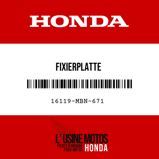 image de 16119-MBN-671 FIXIERPLATTE