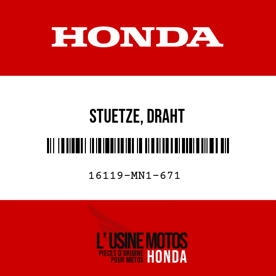 image de 16119-MN1-671 STUETZE, DRAHT
