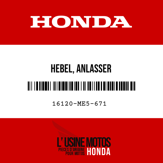image de 16120-ME5-671 HEBEL, ANLASSER