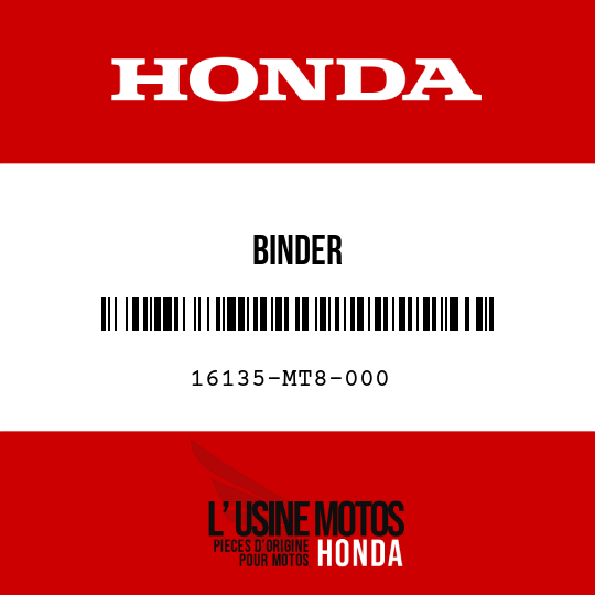 image de 16135-MT8-000 BINDER