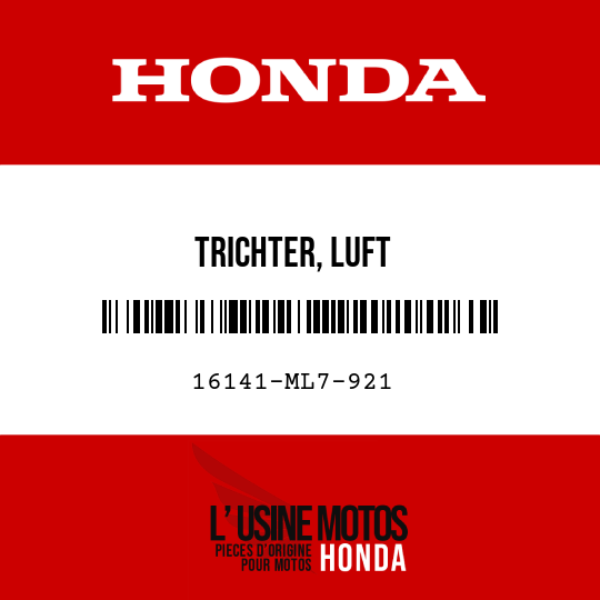 image de 16141-ML7-921 TRICHTER, LUFT