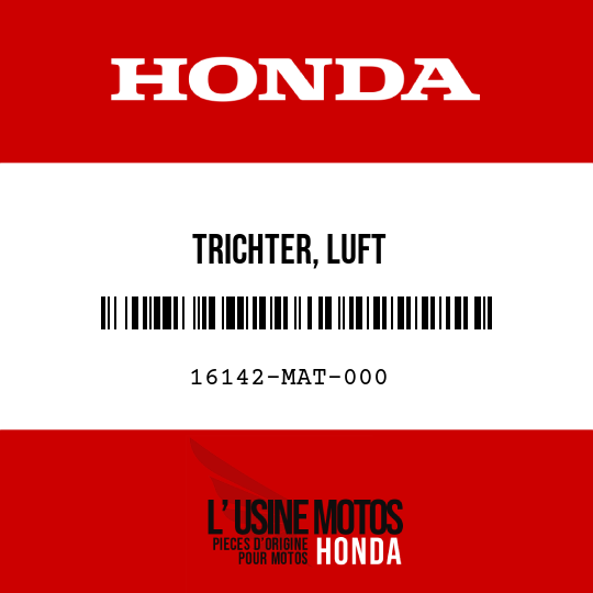 image de 16142-MAT-000 TRICHTER, LUFT