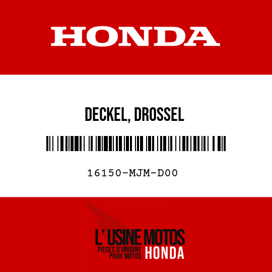 image de 16150-MJM-D00 DECKEL, DROSSEL