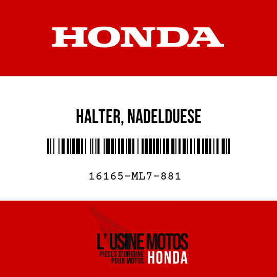 image de 16165-ML7-881 HALTER, NADELDUESE