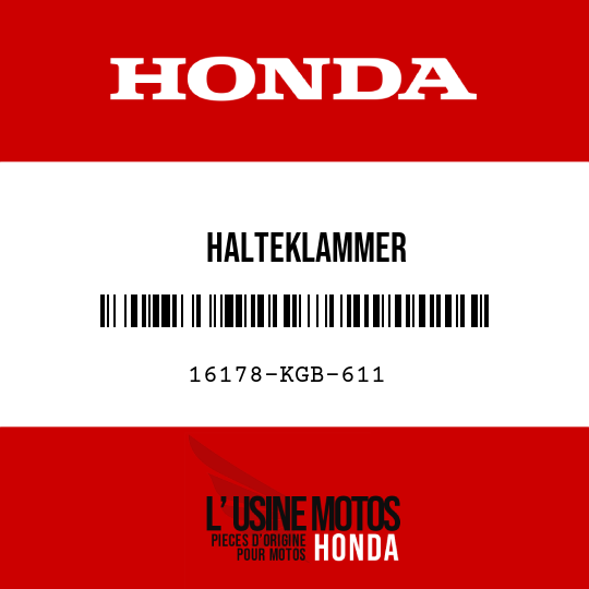 image de 16178-KGB-611 HALTEKLAMMER