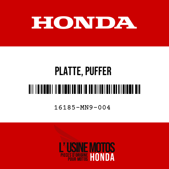 image de 16185-MN9-004 PLATTE, PUFFER