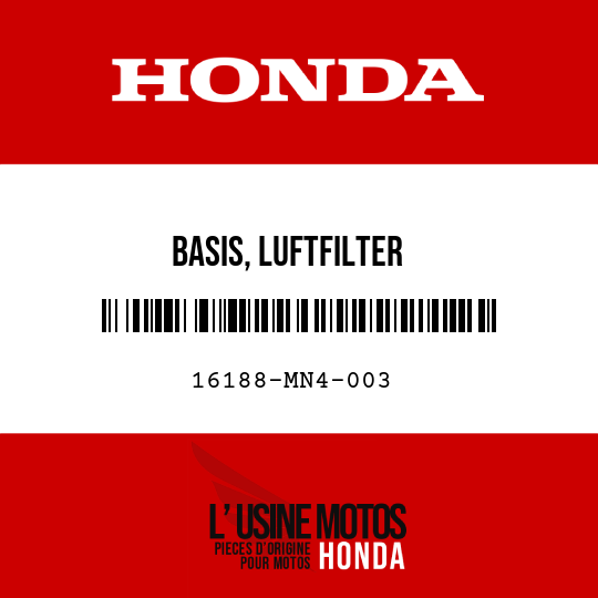 image de 16188-MN4-003 BASIS, LUFTFILTER