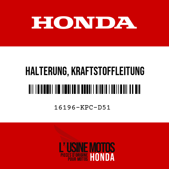 image de 16196-KPC-D51 HALTERUNG, KRAFTSTOFFLEITUNG