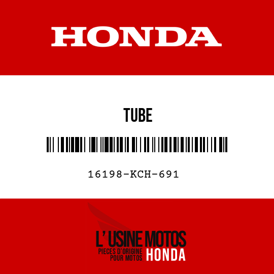 image de 16198-KCH-691 TUBE