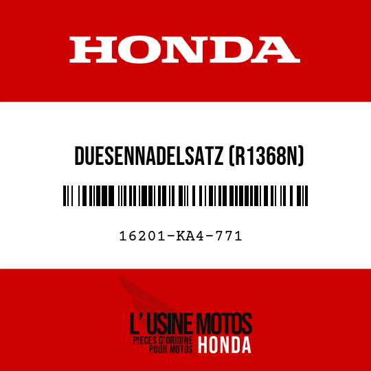 image de 16201-KA4-771 DUESENNADELSATZ (R1368N)