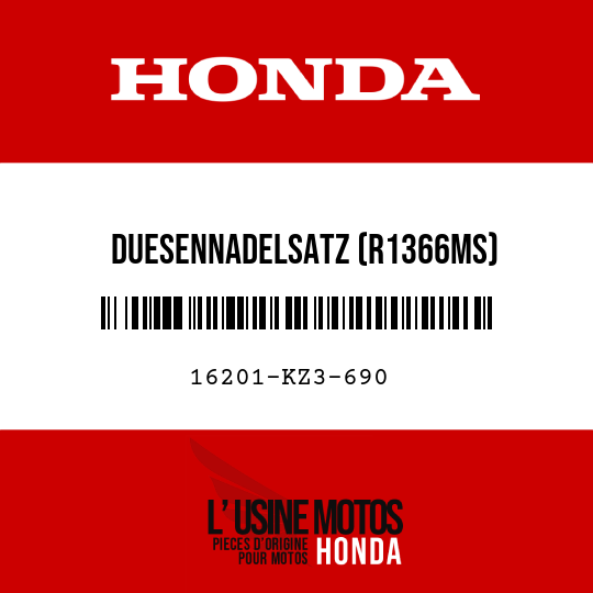 image de 16201-KZ3-690 DUESENNADELSATZ (R1366MS)