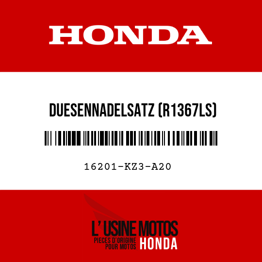 image de 16201-KZ3-A20 DUESENNADELSATZ (R1367LS)