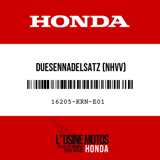 image de 16205-KRN-E01 DUESENNADELSATZ (NHVV)