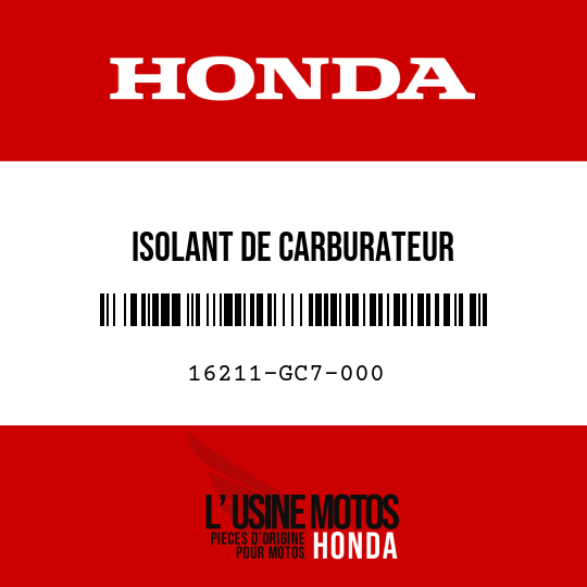 image de 16211-GC7-000 ISOLANT DE CARBURATEUR