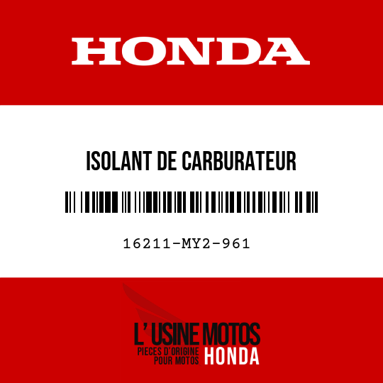 image de 16211-MY2-961 ISOLANT DE CARBURATEUR