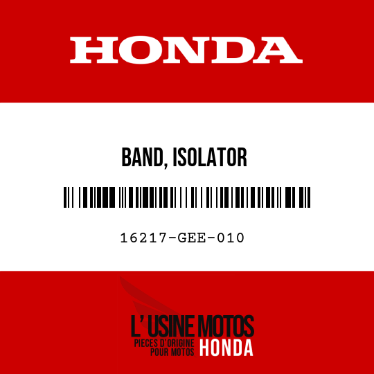 image de 16217-GEE-010 BAND, ISOLATOR