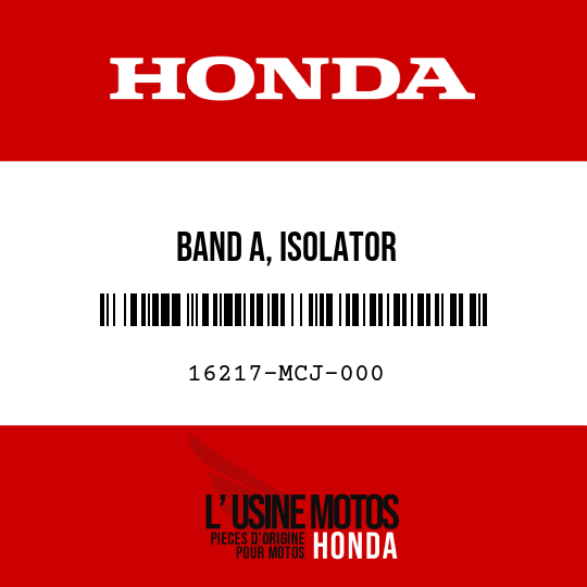 image de 16217-MCJ-000 BAND A, ISOLATOR