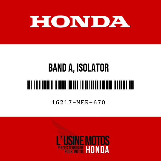 image de 16217-MFR-670 BAND A, ISOLATOR
