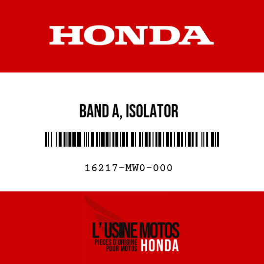 image de 16217-MW0-000 BAND A, ISOLATOR