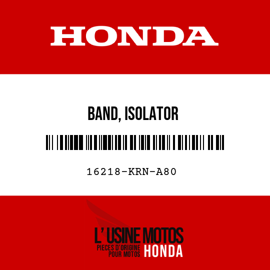 image de 16218-KRN-A80 BAND, ISOLATOR