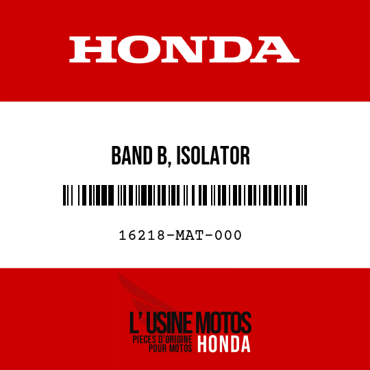 image de 16218-MAT-000 BAND B, ISOLATOR