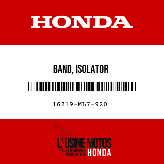image de 16219-ML7-920 BAND, ISOLATOR