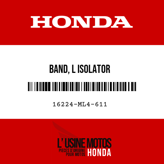 image de 16224-ML4-611 BAND, L ISOLATOR