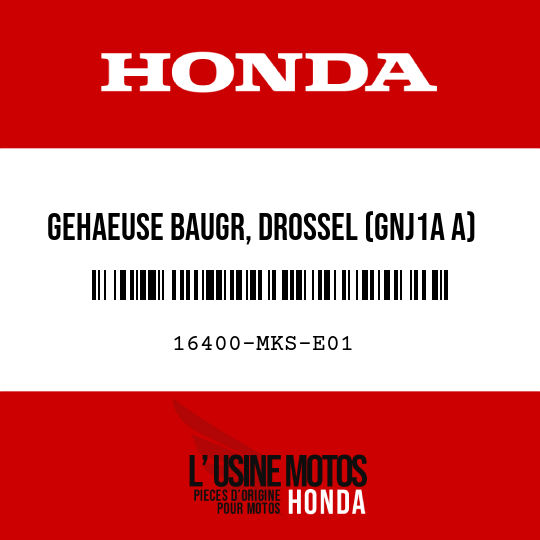 image de 16400-MKS-E01 GEHAEUSE BAUGR, DROSSEL (GNJ1A A)