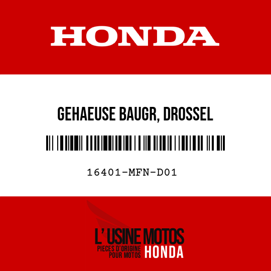 image de 16401-MFN-D01 GEHAEUSE BAUGR, DROSSEL