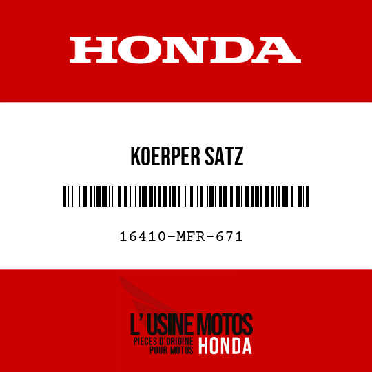 image de 16410-MFR-671 KOERPER SATZ