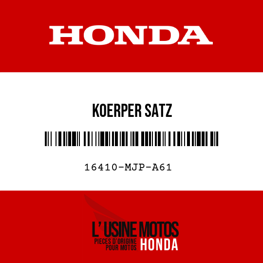 image de 16410-MJP-A61 KOERPER SATZ
