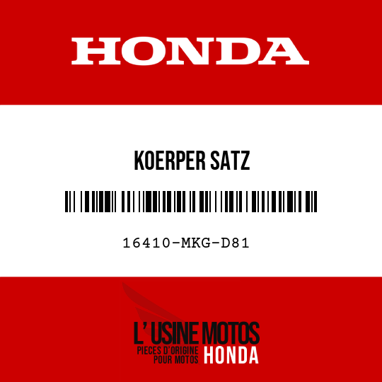 image de 16410-MKG-D81 KOERPER SATZ