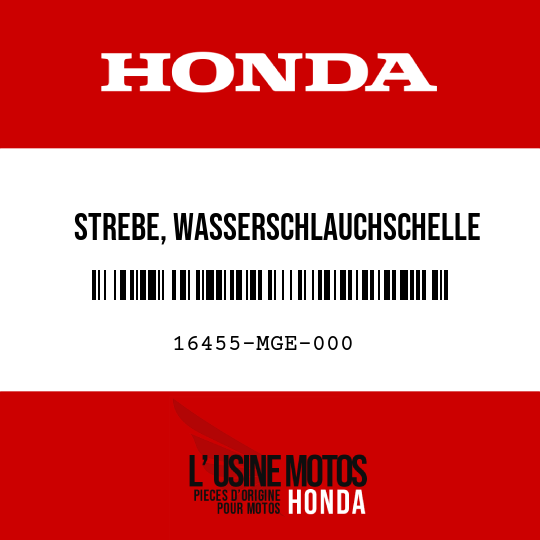 image de 16455-MGE-000 STREBE, WASSERSCHLAUCHSCHELLE