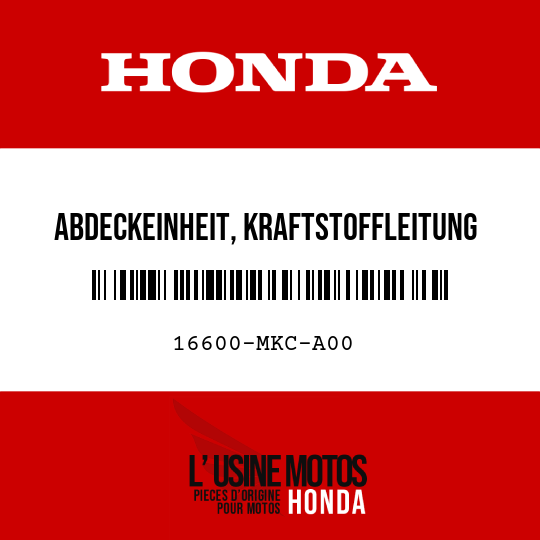 image de 16600-MKC-A00 ABDECKEINHEIT, KRAFTSTOFFLEITUNG