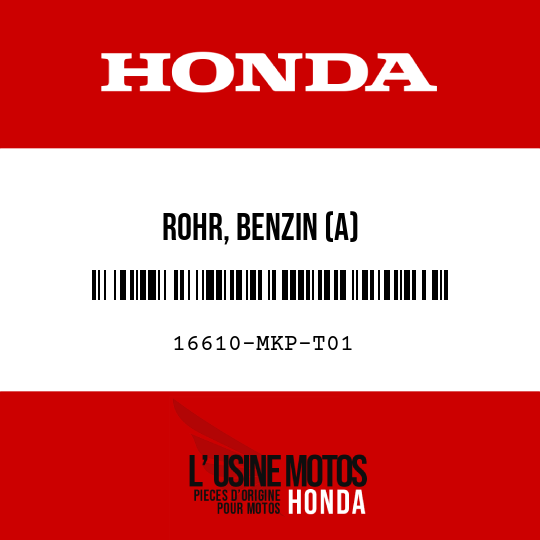 image de 16610-MKP-T01 ROHR, BENZIN (A)