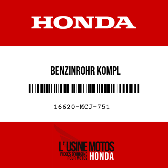image de 16620-MCJ-751 BENZINROHR KOMPL
