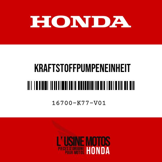 image de 16700-K77-V01 KRAFTSTOFFPUMPENEINHEIT