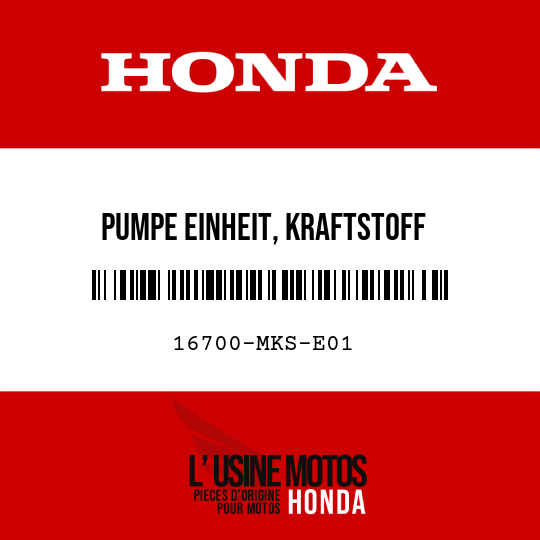 image de 16700-MKS-E01 PUMPE EINHEIT, KRAFTSTOFF