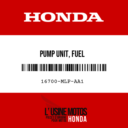 image de 16700-MLP-AA1 PUMP UNIT, FUEL
