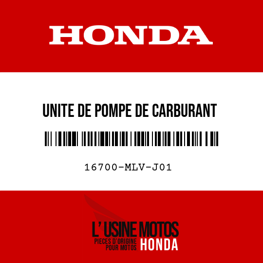 image de 16700-MLV-J01 UNITE DE POMPE DE CARBURANT