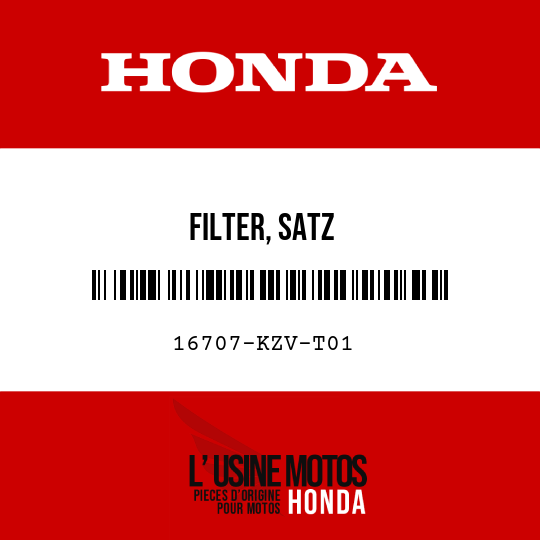 image de 16707-KZV-T01 FILTER, SATZ