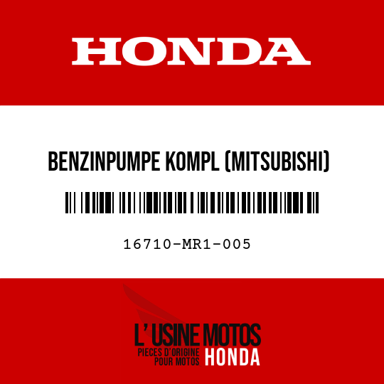 image de 16710-MR1-005 BENZINPUMPE KOMPL (MITSUBISHI)