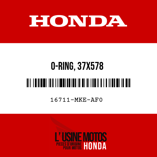 image de 16711-MKE-AF0 O-RING, 37X578